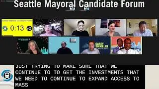 Seattle Subway Mayoral Forum: 2021 Election
