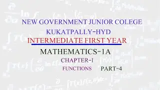 MATHS-IA-CHAPTER 1-FUNCTIONS PART-4