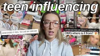 teen influencing is... complicated