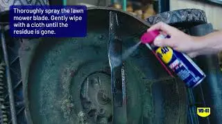 How To Restore Lawn Mower Blades From Rust & Buildup with WD-40® Multi-Use Product