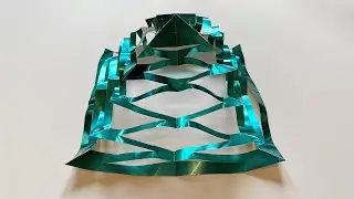 How to Make Origami Christmas Tree 切り紙