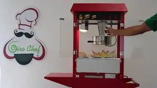 Cómo usar mi máquina de palomitas Girochef