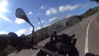 BMW S1000XR with Michelin Road5 Wet Cornering Test