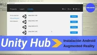 Unity Hub - Realidad Aumentada (Android, Vuforia, AR Foundation)