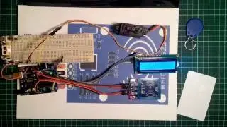 RC522 RFID module. Access to the room on the map
