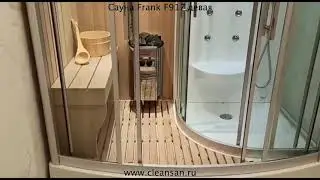 Душевая кабина с финской сауной Frank F917 L.  Видео обзор