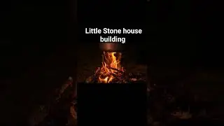 LITTLE STONE HOUSE BUILDING #bushcraftskills