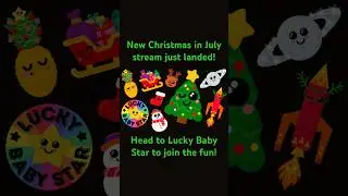 ✨🎄Join the Christmas in July baby sensory stream now! 🎅🤶 #Shorts #YoutubeShorts #ShortsForKids