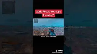 Warzone. World record no-scope longshot!!!??