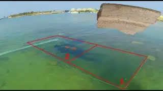 Submerged louterion discovered on seabed