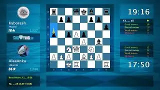 Chess Game Analysis: AlaaAnka - Kyborash : 1-0 (By ChessFriends.com)