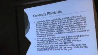 "So You Want to be a Physicist"  ~ Dr. Vernessa Edwards 3