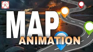 How to make Cinematic Map Animation in Kinemaster
