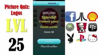 Picture Quiz: Logos Level 25 - All Answers - Walkthrough ( By Timeglass Works )