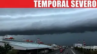 tempestades com granizo vendaval e chuva pesada próximas 24 horas