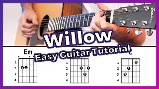 How To Play Willow - Taylor Swift [Guitar Tutorial / Lesson w/ Chords & Tab]