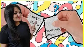 Standard Maths लेना चाहिए या Basic Maths 🤔 | What is Basic Maths | What is Standard Maths