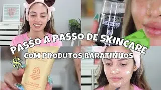 PASSO A PASSO DE SKINCARE SUPER FÁCIL │ SKINCARE PARA O DIA COM PROTETOR SOLAR