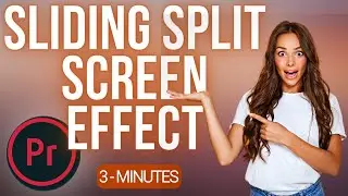 How to do Sliding Split Screen Effect | Premiere Pro Tutorials