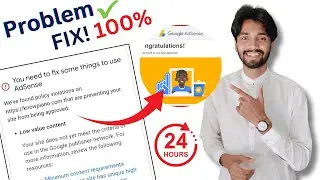 [Problem Fix] 😲 low value content adsense problem 2024 🤯