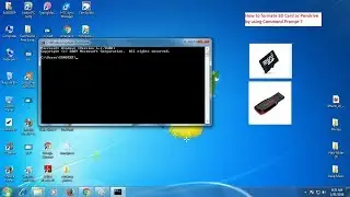 Format memory card using command prompt