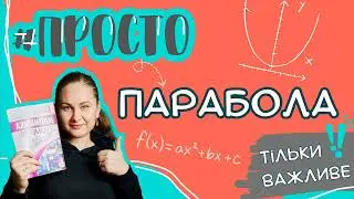 Просто ПАРАБОЛА (графік та властивості квадратичної функції)