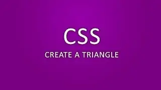CSS - Create a triangle