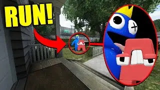 ALPHABET LORE vs RAINBOW FRIENDS Outside My House!