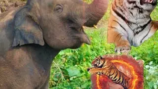 ELEPHENT AND TIGER ACTION VIDEO JUNGALE