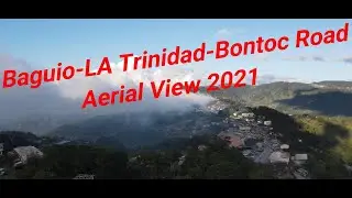 Aerial View Baguio La Trinidad Bontoc Rd, Benguet.