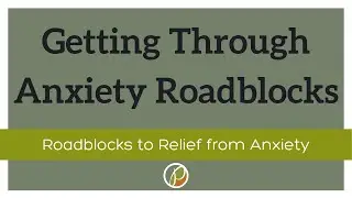 Roadblocks to Relief from Anxiety | Anxiety Self-Help Series
