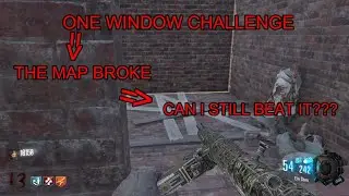 BO3 ZOMBIES CAN I SURVIVE BROKEN ONE WINDOW CHALLENGE?