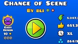 100% change of scene by Bli | geometry dash (МОЙ 10 ДЕМОН)