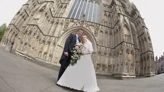 Amanda and Michael's wedding photography York Minster and Hazlewood Castle