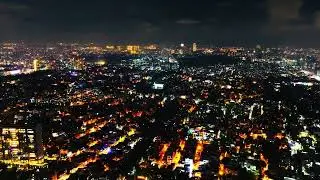 Drone Hyperlapse over Bengaluru captures a stunning Deepawali sky! 