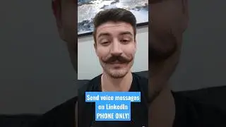 How To Send Voice Messages on LinkedIn (Phone Only!)