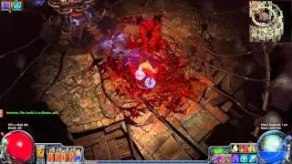 Path of Exile : Shockwave Totem Dominus Merciless easy mode