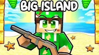 I CREATED THE FIRST (HORRIBLE) WEAPON IN MINECRAFT! - BIG ISLAND