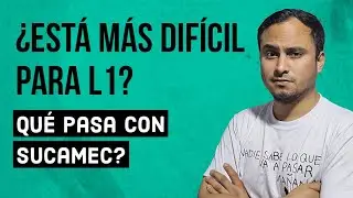 Estamos en la etapa donde nuevamente Sucamec pone las cosas más difícil para L1.