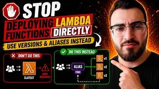 Stop Deploying Lambda Functions Directly — Use Versions & Aliases Instead