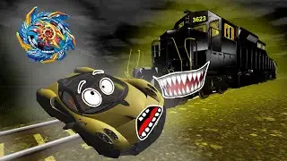 НЕУЖЕЛИ ЧЁРНЫЙ ПОЕЗД ВЕРНУЛСЯ? ЧИЧ ЗАСТРЯЛ НА РЕЛЬСАХ! УСПЕЕТ ЛИ ГОША СПАСТИ ЕГО? Машины Новые серия