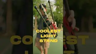 The Coolest Light Stand #lightstand #carbonfiber #ulanzi #studiolight #boompole #alphawolf