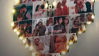 Kişiye Özel Led Işıklı Kalp Pano