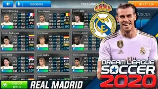 PLANTILLA DEL REAL MADRID AL 100% Y NORMAL PARA DREAM LEAGUE SOCCER 2020 MÁS MONEDAS INFINITAS |