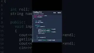 Class and object in C++ ||
