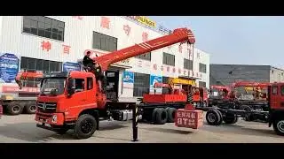 Shenbai PALFINGER SPS30000 Crane Truck Test Video