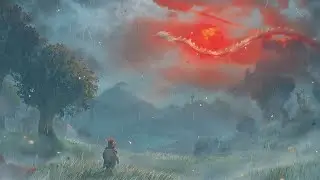 relaxing breath of the wild ost + thunderstorm ambience