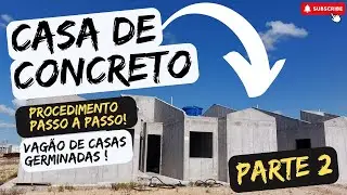 Casas de Concreto Como Fazer ? Passo a Passo PT 2 #construçãocivil #engenhariacivil
