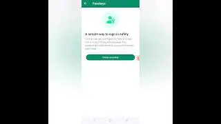 How to create a Passkeys in WhatsApp