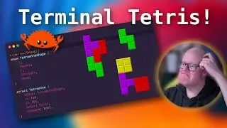 Beginnings of a Tetris Clock | Rust Terminal Tetrominos